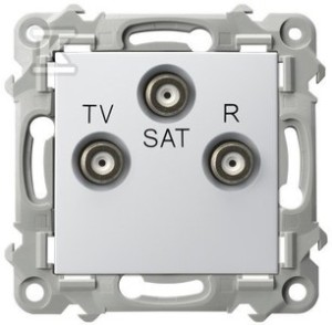 Gniazdo RTV-SAT końcowe - BIAŁY   &nbsp;GPA-ZS/M/00 w