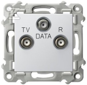 Gniazdo RTV-DATA - BIAŁY   &nbsp;GPA-ZD/M/00