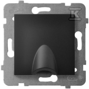 Przyłącze kablowe, czarny metalik ARIA    GPPK-1U/M/33 w