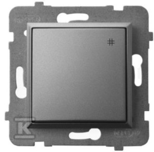 Łącznik krzyżowy, szary mat ARIA    ŁP-4U/M/70 w