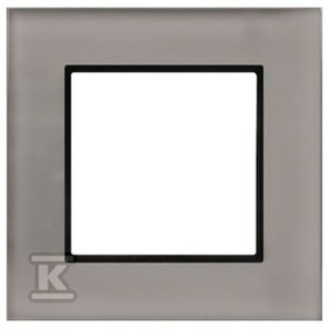 Ramka pojedyncza, szare szkło ARIA    R-1UGC/41/25 w