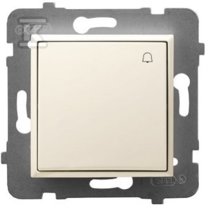 Łącznik zwierny dzwonek, ecru ARIA    ŁP-6U/M/27 w