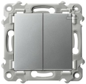 Łącznik podwójny schodowy - SREBRO   &nbsp;ŁP-10Z/M/18 w