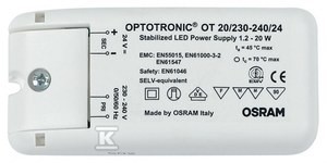 Zasilacz do LED OT 20/230-240/24    4050300618111 w