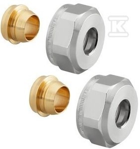 Złączki zaciskowe OFIX CEP do CU 15mmX3/4(kpl=2szt), uszczelki miękkie o