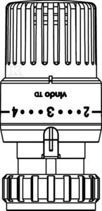 Termostat vindo TD, 46935 C, 0* 1-5, z czujnikiem cieczowym