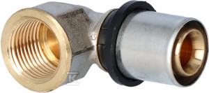 Kolano podłączeniowe PURMO CLEVERFIT z gwintem wewnetrznym 20x1/2" GW o