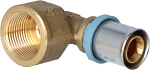 Kolano podłączeniowe PURMO CLEVERFIT z gwintem wewnetrznym 20x3/4" GW o