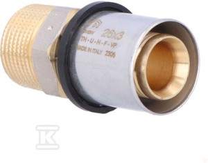 Złączka podłączeniowa PURMO CLEVERFIT z gwintem zewnetrznym 26x3/4" GZ o