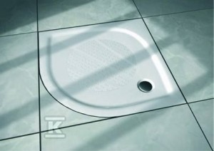Brodzik Ravak Elips Pro - półokrągły 100 cm, antypoślizgowy o