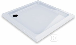 Brodzik Ravak Angela Basic Kompakt 90cm-samonośny prysznicowy kwadratowy do instalacji