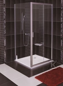Ścianka prysznicowa BLIX BLPS-80 stała aluminium transparent