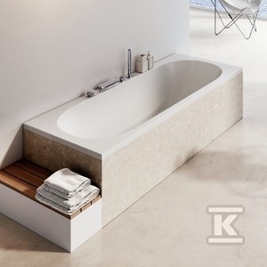 Wanna prostokątna City Slim 180x80 biała    C921300000