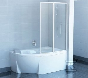 Parawan wannowy Rosa VSK2 150 prawy przezroczyste