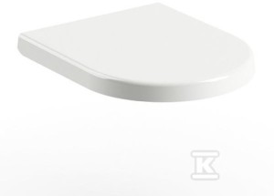 Deska sedesowa WC Uni chrome 02A wolnoopadająca biała
