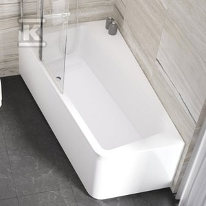 Wanna asymetryczna 10 170x100 L biała    C811000000
