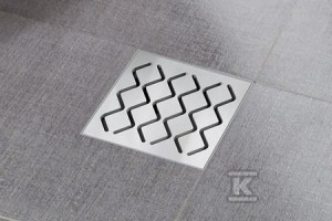 Kratka odpływowa SN501-nierdzewna, odpływ boczny    X01435 w