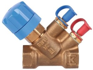 Zawór Kombi 2-Plus, powrót, z małym przepływem, GW 1/2" o