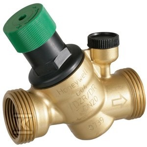 Regulator ciśnienia, DN20, gwinty przyłączeniowe: 3/4" wewnętrzny i 1" zewnętrzny