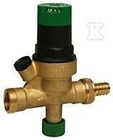 Zawór napełniający, przyłącze GW1/2"/GZ3/4", zakres regulacji 0,5-3,0 bar, ze złączką
