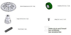 Zestaw nóg do wersji Compact    A27M053000 w