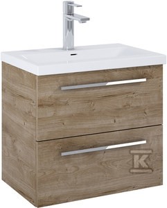 Szafka łazienkowa KWADRO 60 cm z 2 szufladami, do kompletacji