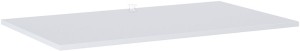Blat łazienkowy 100 cm kamienny 1,5 cm, biały mat (ELLA,