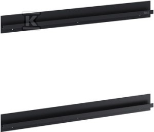 Ucwhyty do szafki GAP PRO 50 cm, 2 szt czarny