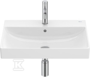 Umywalka meblowa ONA UNIK 60x46 cm Fineceramic® BIAŁY POŁYSK o