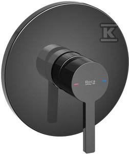 Bateria Naia Black 1 WY (prysz) podtynkowa (RocaBox A525869403) o