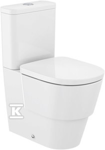 Miska WC TURA do kompaktu Rimless 62,5 cm przyścienna BTW,