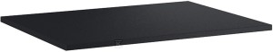 Blat łazienkowy 60 cm kamienny 1,5 cm, czarny mat (ELLA,