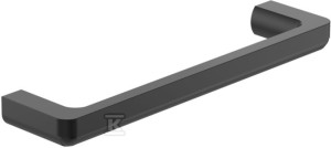 Wieszak ręcznikowy jednoramienny uchwyt ścienny 300mm brushed titanium black o
