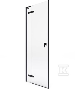 Drzwi METROPOLIS-N z polem stałym 1200 black