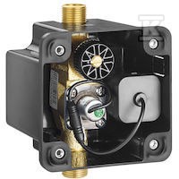 Część podtynkowa elektronicznego zaworu do pisuaru SENTRONIC 4 baterie alkaliczne
