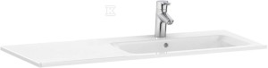 Umywalka meblowa GAP asymetryczna slim UNIK 100x46 cm PRAWA o