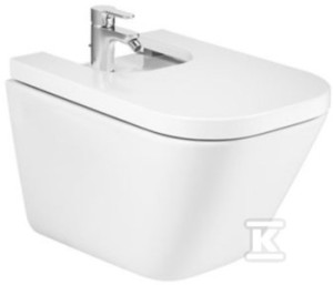Bidet GAP SQUARE podwieszany ukryte mocowania Supraglaze®