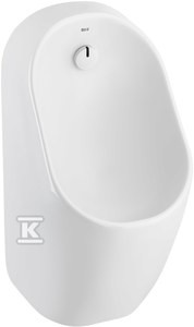 Pisuar PROTON elektroniczny Rimless, dopływ z tyłu, Round, zasilanie bateryjne