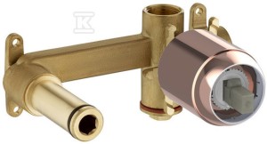 Element podtynkowy do montażu baterii umywalkowcyh podtynkowych rose gold o