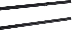 Ucwhyty do szafki GAP PRO 120 cm, 2 szt czarny