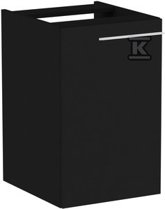 Moduł boczny z koszem Cargo ELLA 40 cm, czarny mat