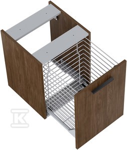 Moduł boczny KWADRO 40 cm z koszem cargo, do kompletacji