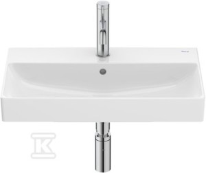 Umywalka ONA ścienna 60x36 cm CPT Fineceramic® BIAŁY POŁYSK o