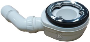 Syfon płaski brodzika o 90 wys. 60 mm, czyszczony z