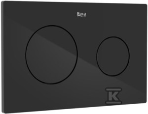 Przycisk podwójny PL10 PVD Titanium black   &nbsp;A8901890CN
