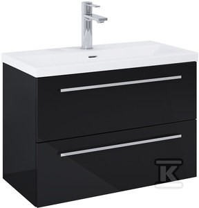 Szafka łazienkowa KWADRO 80 cm z 2 szufladami, do kompletacji