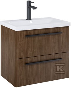 Szafka łazienkowa KWADRO 60 cm z 2 szufladami, do kompletacji