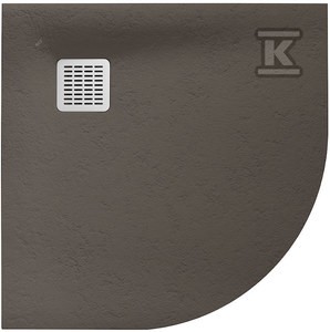 Brodzik TERRAN 45748 koła 900x900 mm R550 cafe