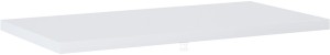 Blat łazienkowy KWADRO80 cm MDF, biały połysk