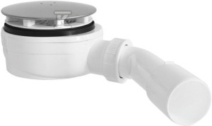 Ultra płaski odpływ brodzikowy 90mm, wys. 52mm, przepływ: 30l/min o